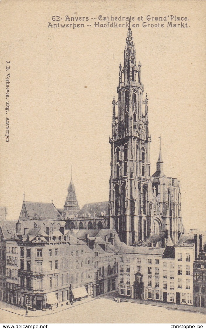 Antwerpen, Anvers, Hoofdkerk En Grote Markt (pk57262) - Antwerpen