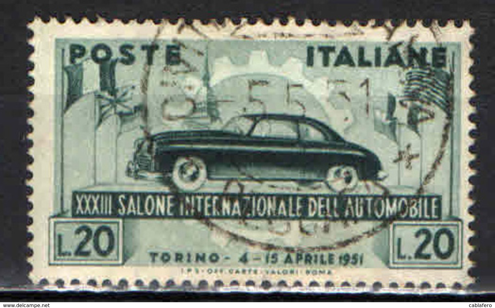 ITALIA - 1951 - 33° SALONE DELL'AUTOMOBILE DI TORINO - USATO - 1946-60: Used