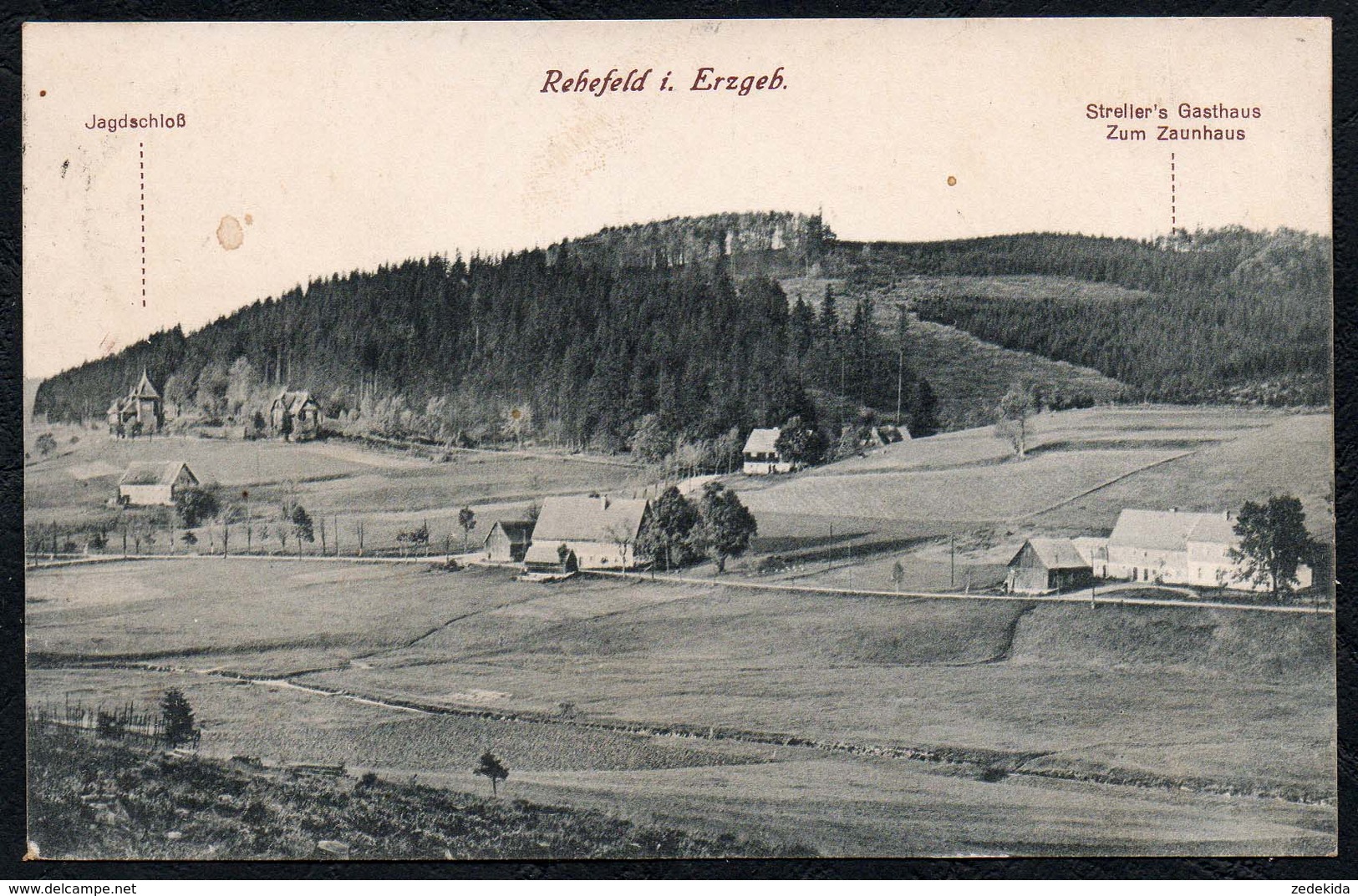 C3531 - Rehefeld Bei Altenberg - Gasthaus Gaststätte Jagschloß - Alwin Keil - Rehefeld