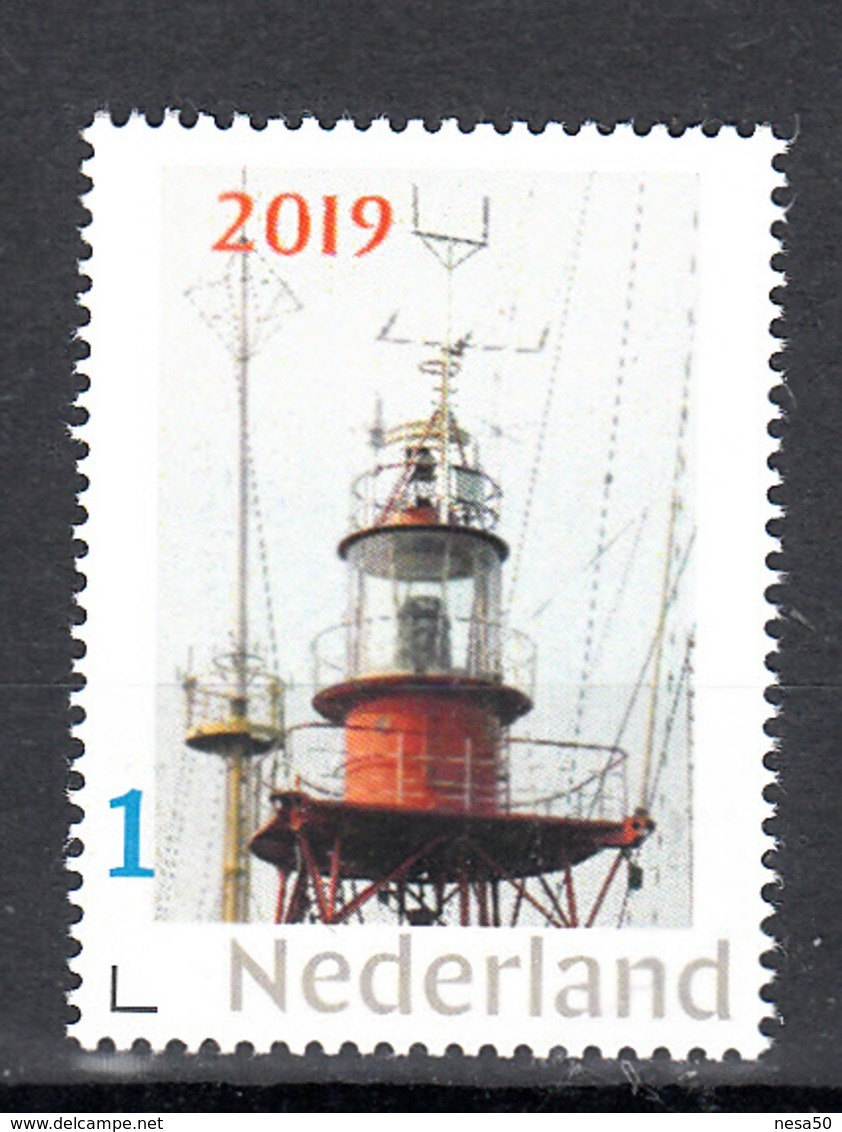 Vuurtoren, Lighthouse : Nederland  2019 Lichtschip Nr 12 "Noord Hinder" - Vuurtorens