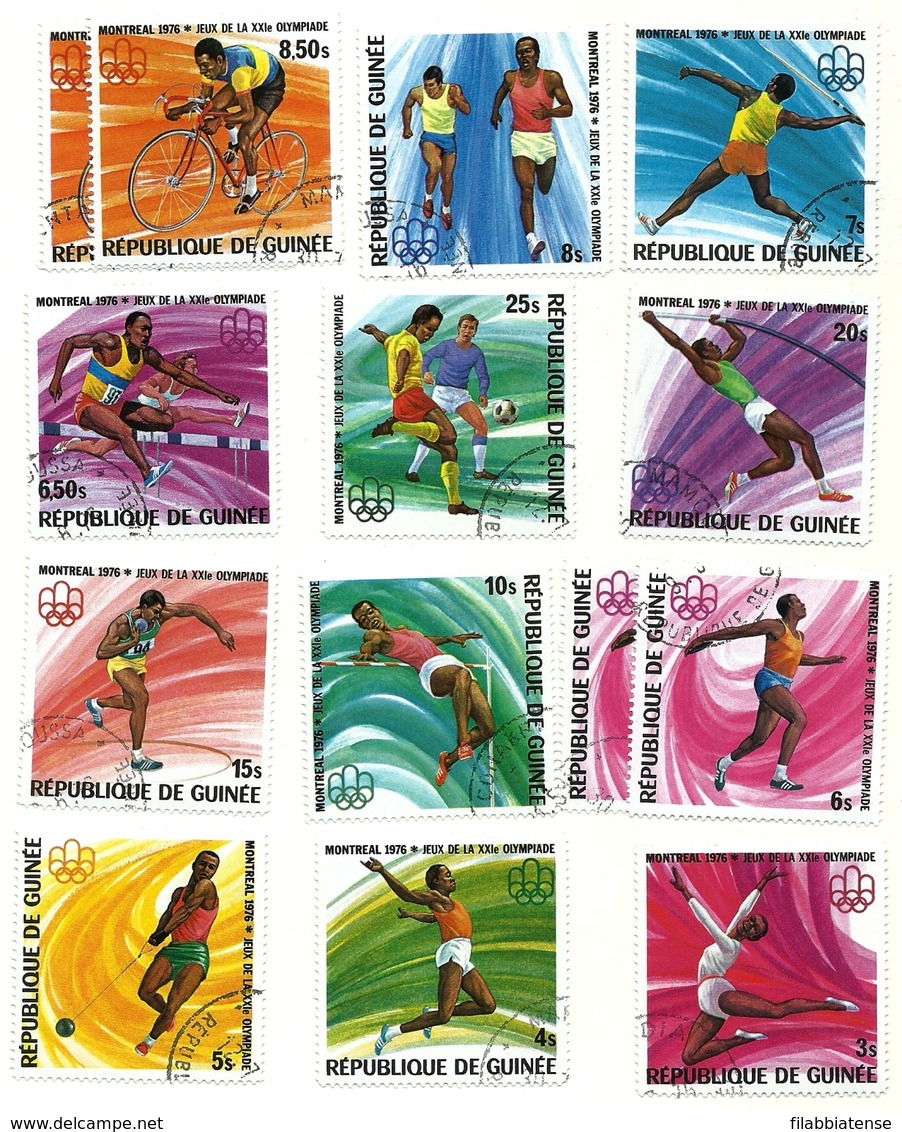 1976 - Guinea Repubblica 560/71 Olimpiadi Di Montreal - Estate 1976: Montreal