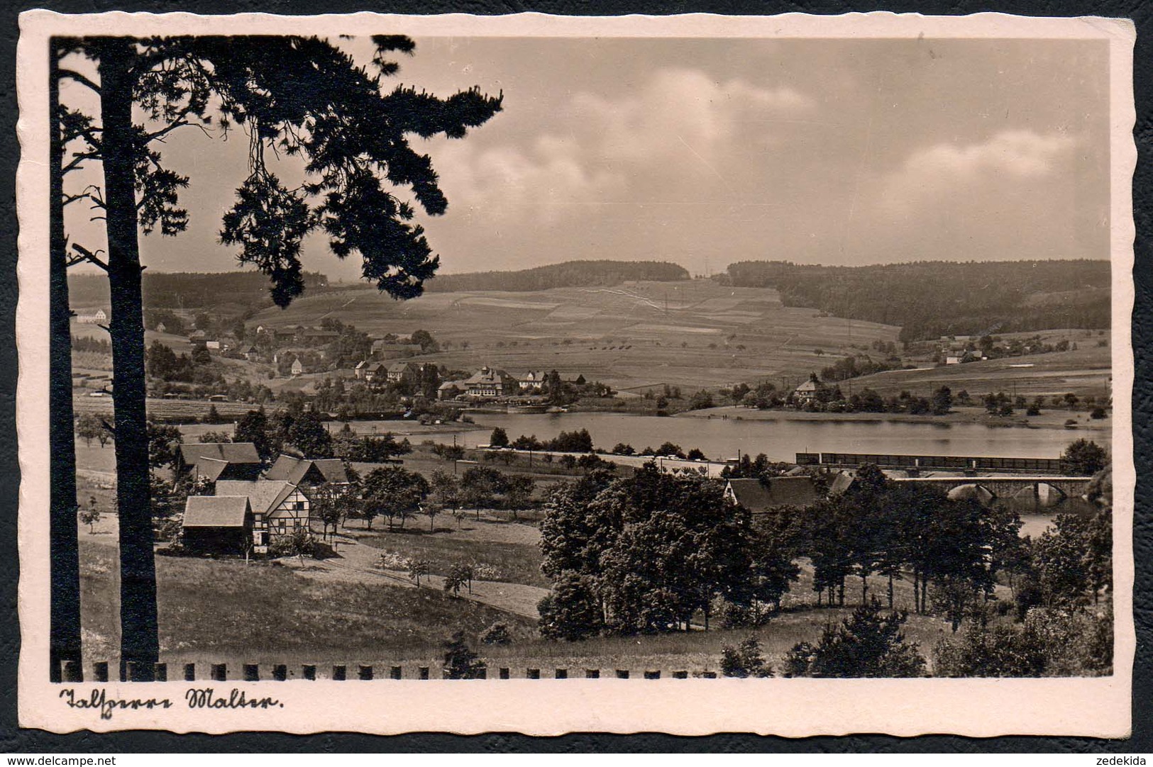 C3542 - TOP Talsperre Malter Bei Dippoldiswalde - Kunstverlag R&A Adam - Landpost Landpoststempel - Dippoldiswalde