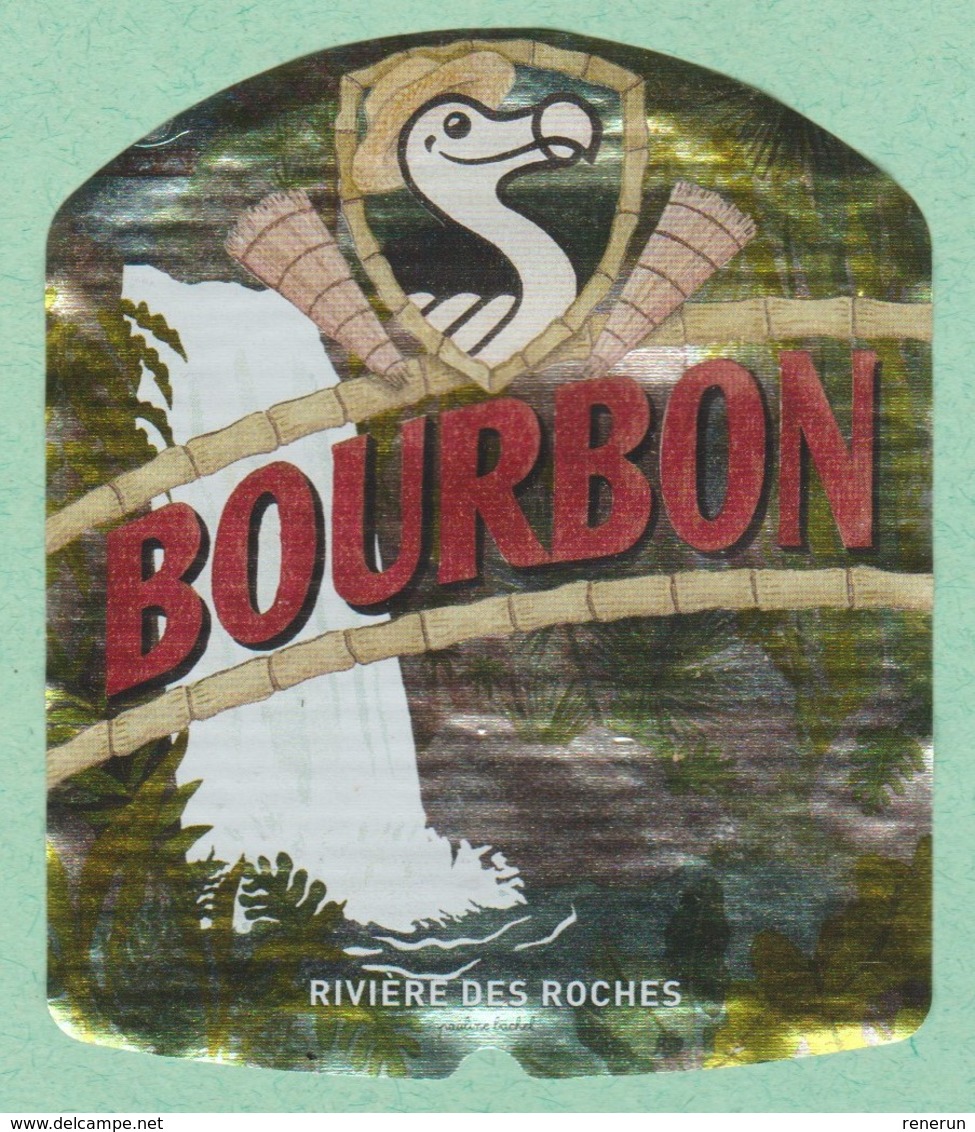 Ile LA REUNION,RIVIERE DES ROCHES, Brasseries Bourbon ,Biere Birra Cerveza Piwo Pilsen étiquettes - Bière