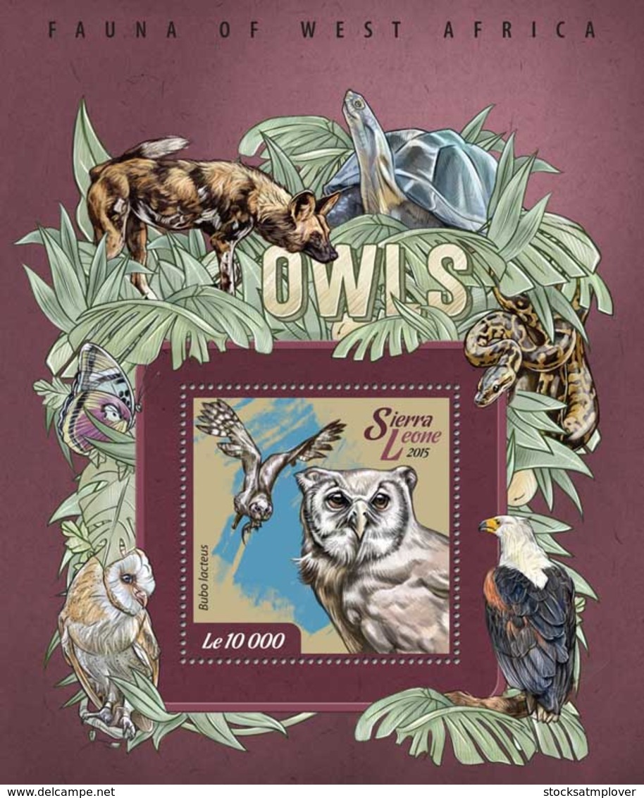 Sierra Leone 2015 Fauna  Owls - Sierra Leone (1961-...)