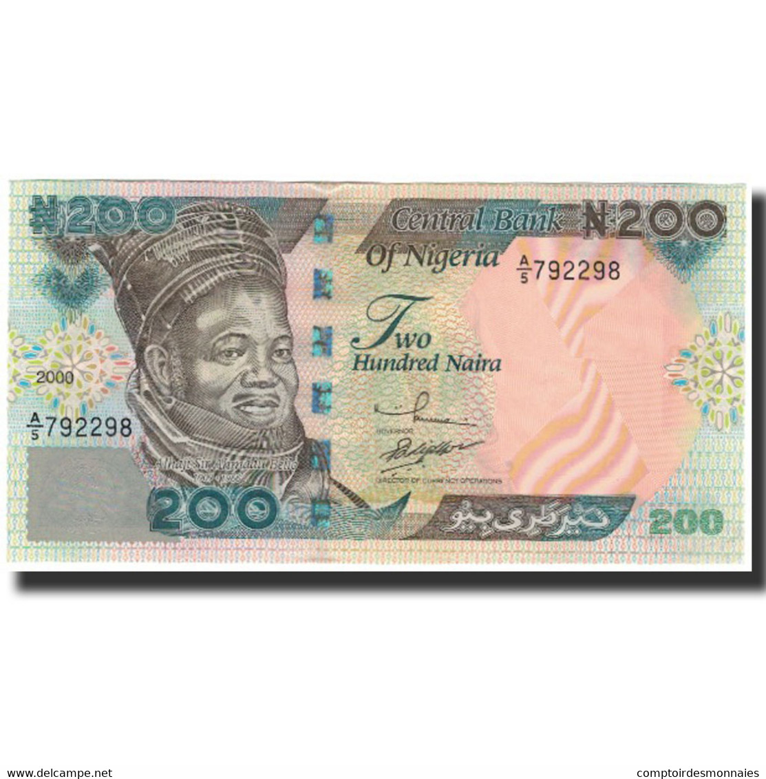 Billet, Nigéria, 200 Naira, 2000, KM:29a, SPL - Nigeria