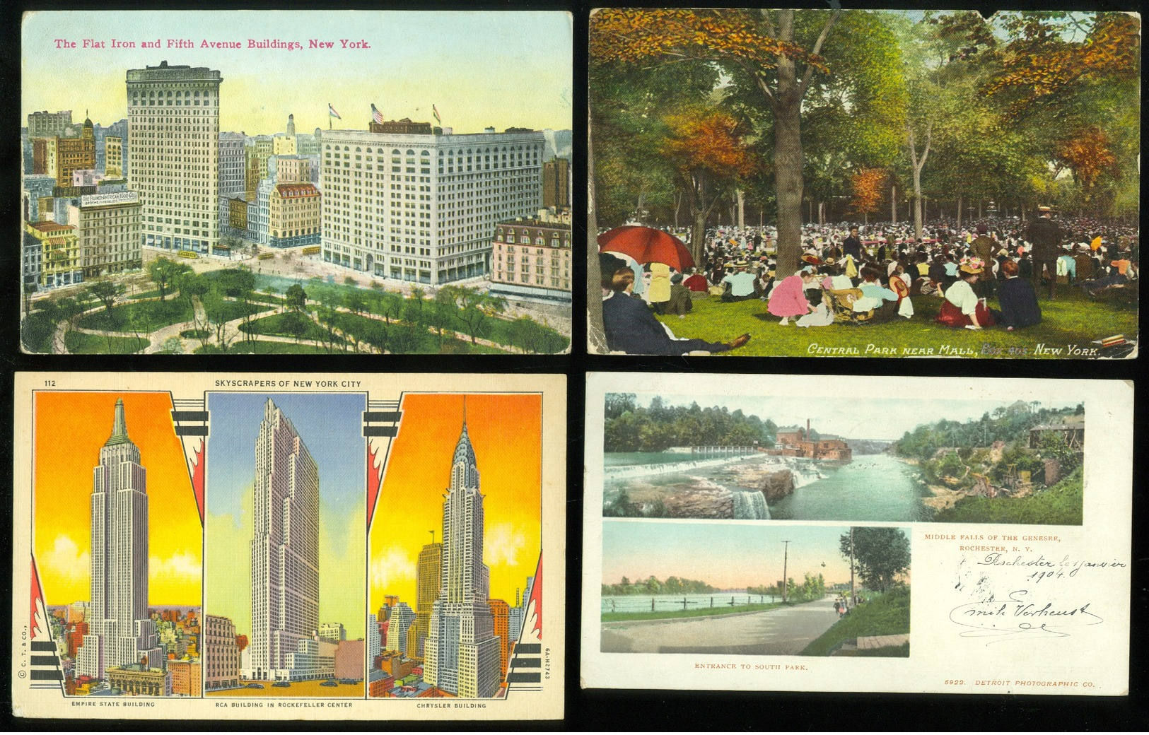 Beau lot de 60 cartes postales d' Amérique  America     Mooi lot van 60 postkaarten van Amerika - 60 scans