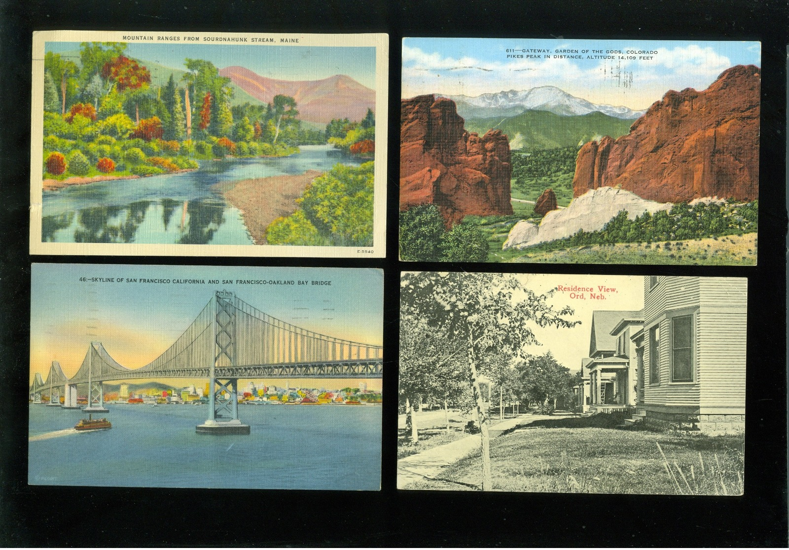 Beau lot de 60 cartes postales d' Amérique  America     Mooi lot van 60 postkaarten van Amerika - 60 scans