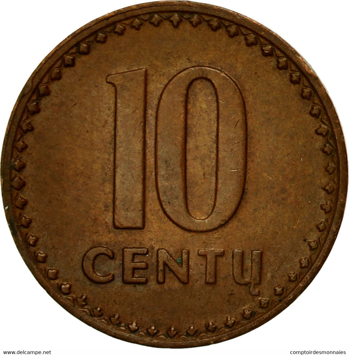 Monnaie, Lithuania, 10 Centu, 1991, TTB, Bronze, KM:88 - Lithuania