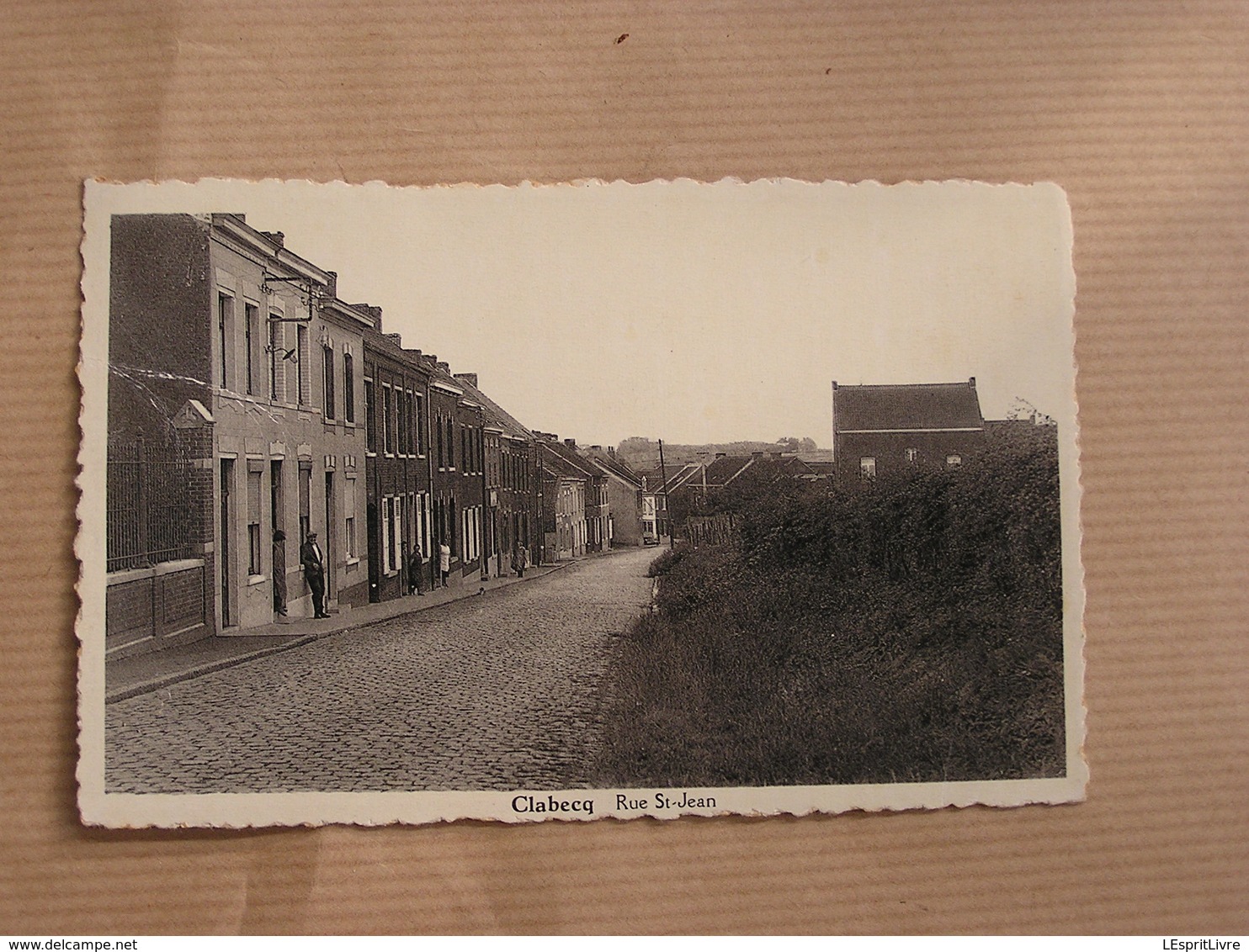 CLABECQ Rue Saint Jean Commune De Tubize Brabant Wallon Animée Personnages België Belgique Carte Postale Postcard - Tubeke