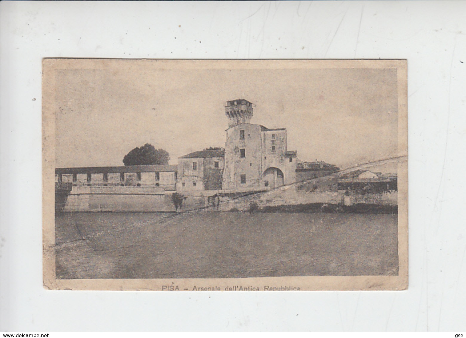 ITALIA  1922 - Cartolina Da Pisa A Lisbona (Portogallo) - Annullo "CENSURA 41" - Storia Postale