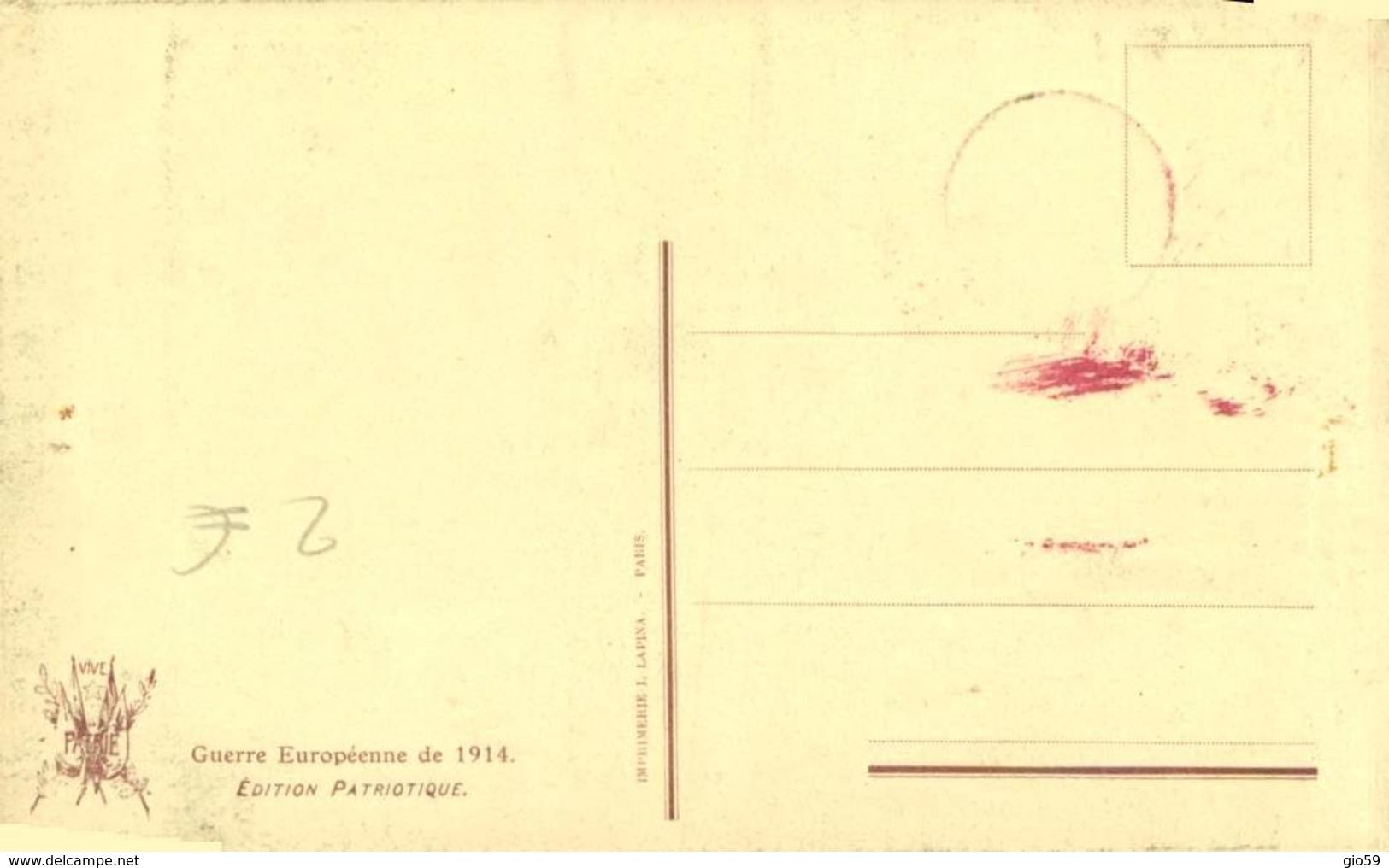 M. THOMSON MINISTRE DES POSTES ET TELEGRAPHES 1914-1915  / A 378 - Hommes Politiques & Militaires