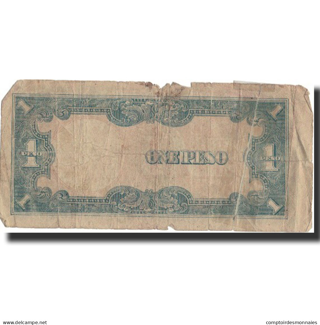 Billet, Philippines, 1 Peso, Undated (1942), KM:106a, B - Philippines