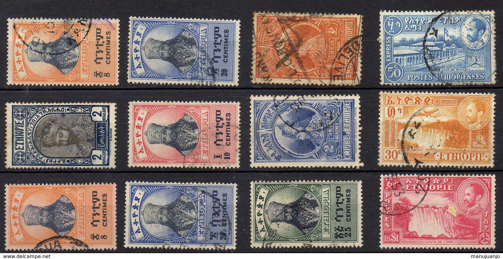 AFRIQUE ! Timbres Anciens D'ETHIOPIE Depuis 1900 ! - Ethiopie