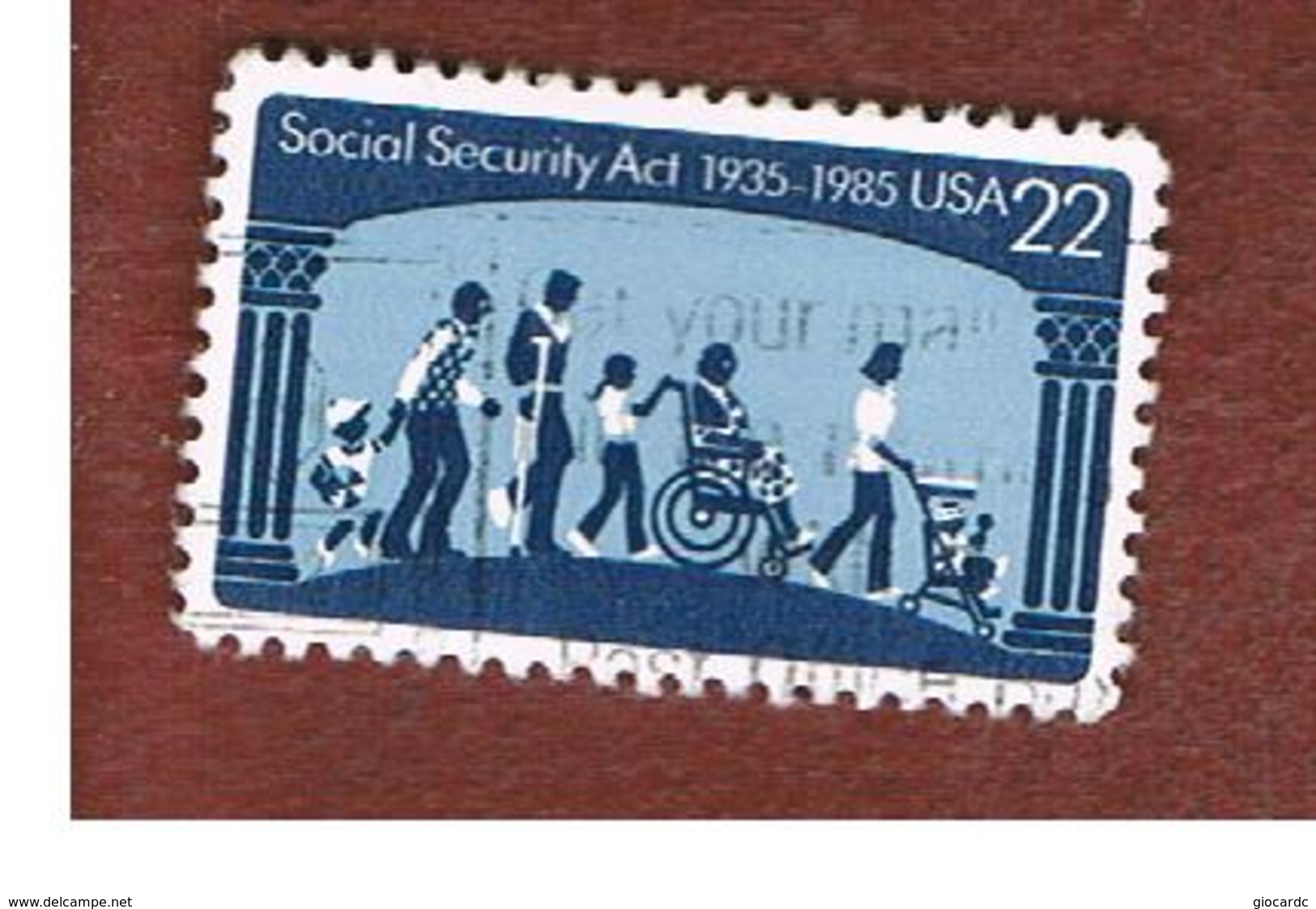 STATI UNITI (U.S.A.) - SG 2191 - 1985 SOCIAL SECURITY ACT  - USED - Usati