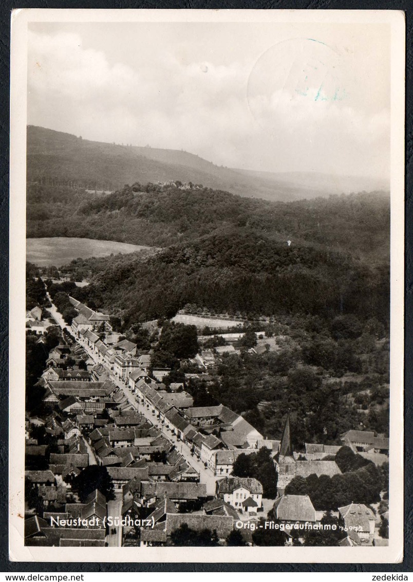 C3560 - Neustadt Im Harz - Orig. Fliegeraufnahme Luftbild - Aero Bild - RLM - Nordhausen