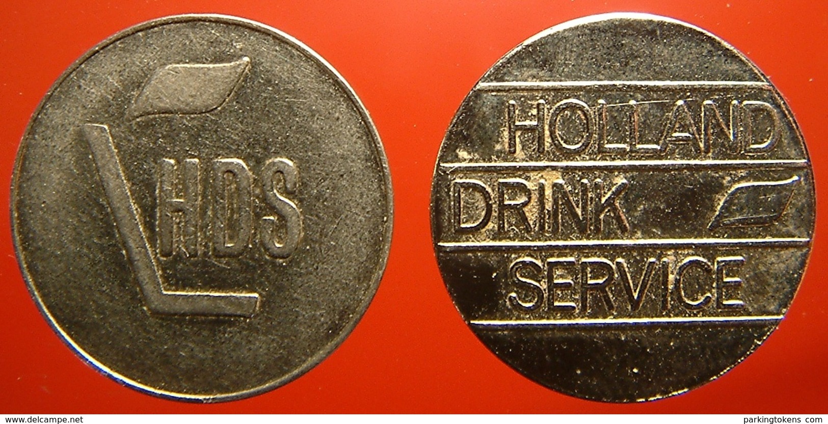 KB202-1 - HDS Holland Drink Sevice - Dordrecht - WM/B 20.0mm - (Koffie) Kantine Penning - (Coffee) Machine Token - Professionnels/De Société