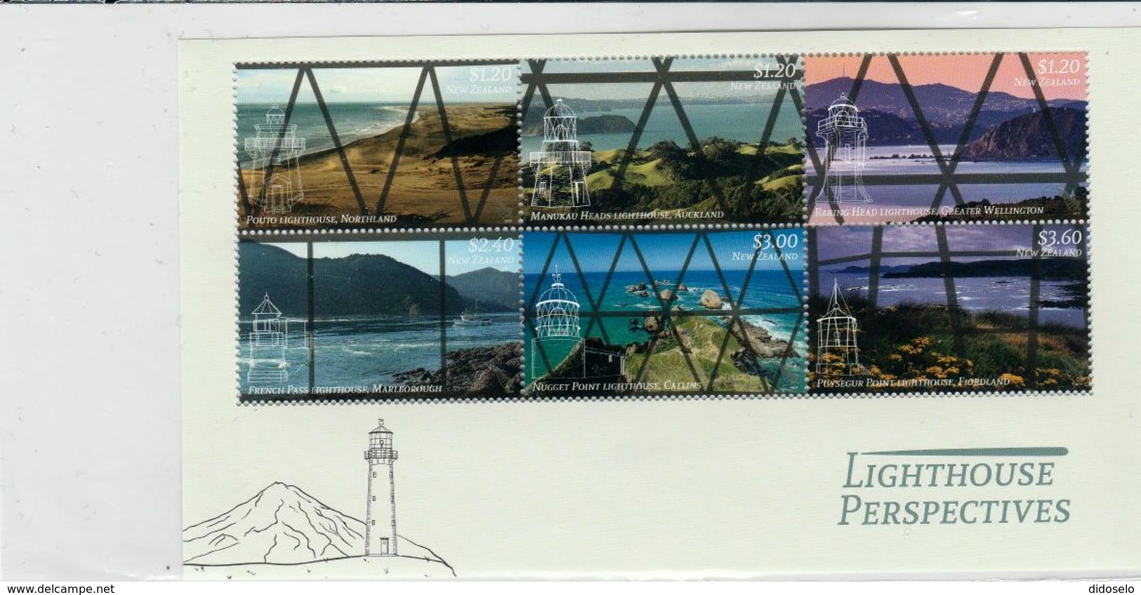 New Zealand - 2019 - Lighthouse Perspectives S/S MNH(**) - Phares