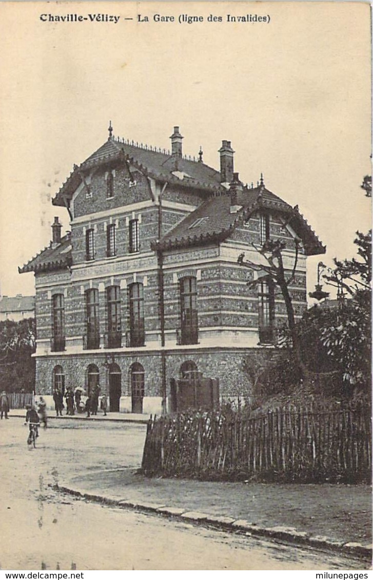 78 YVELINES La Gare De La Ligne Des Invalides CHAVILLE-VELIZY à VIROFLAY - Viroflay