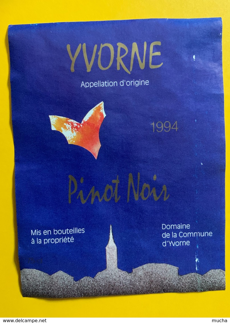 10156 - Yvorne Pinot Noir De La Commune 1994  Suisse - Autres & Non Classés