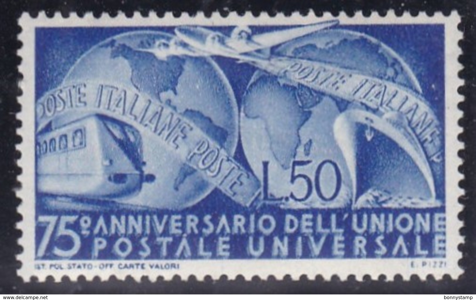 Repubblica Italiana, 1949  - 50 Lire UPU - Nr.599  MNH** - 1946-60: Nuovi