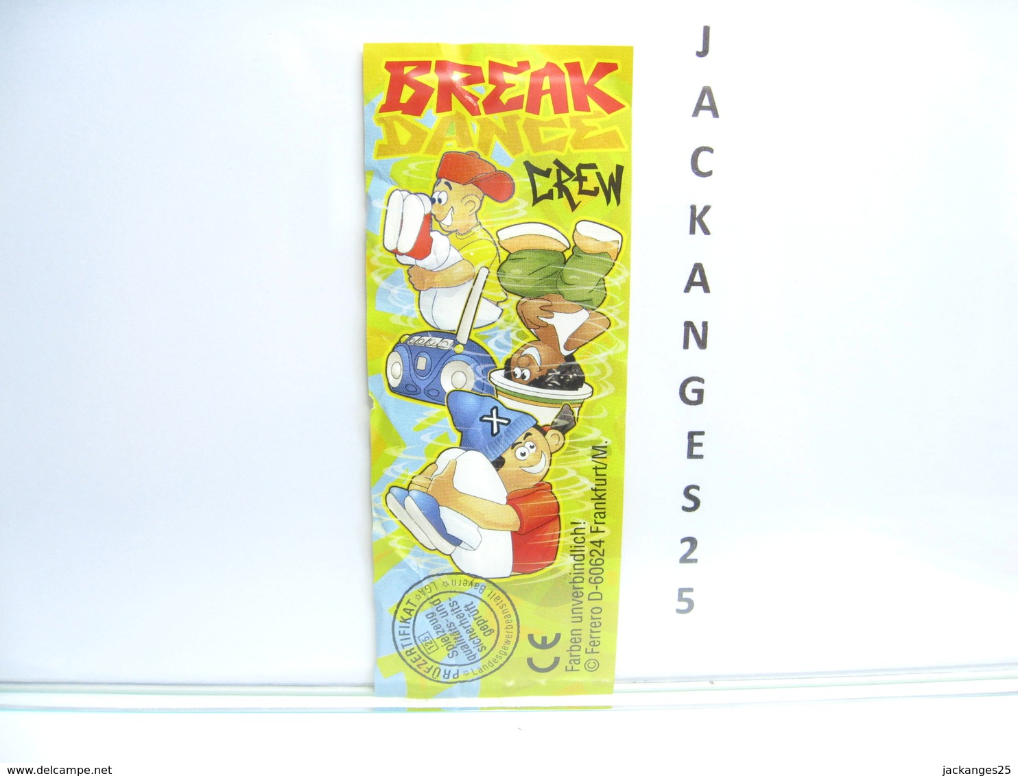 KINDER ALLEMAND  705258 BREAK DANCE 2003   +  BPZ - Monoblocs