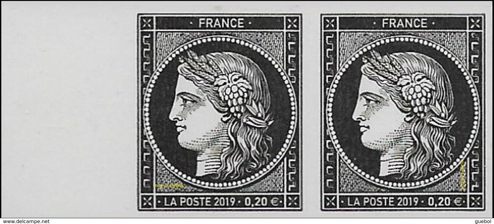 France N° 5y10 P ** BDF. Les 170 Ans Du Premier Timbre-poste Français CÉRÈS, Pour Complément 0.20 - Ungebraucht