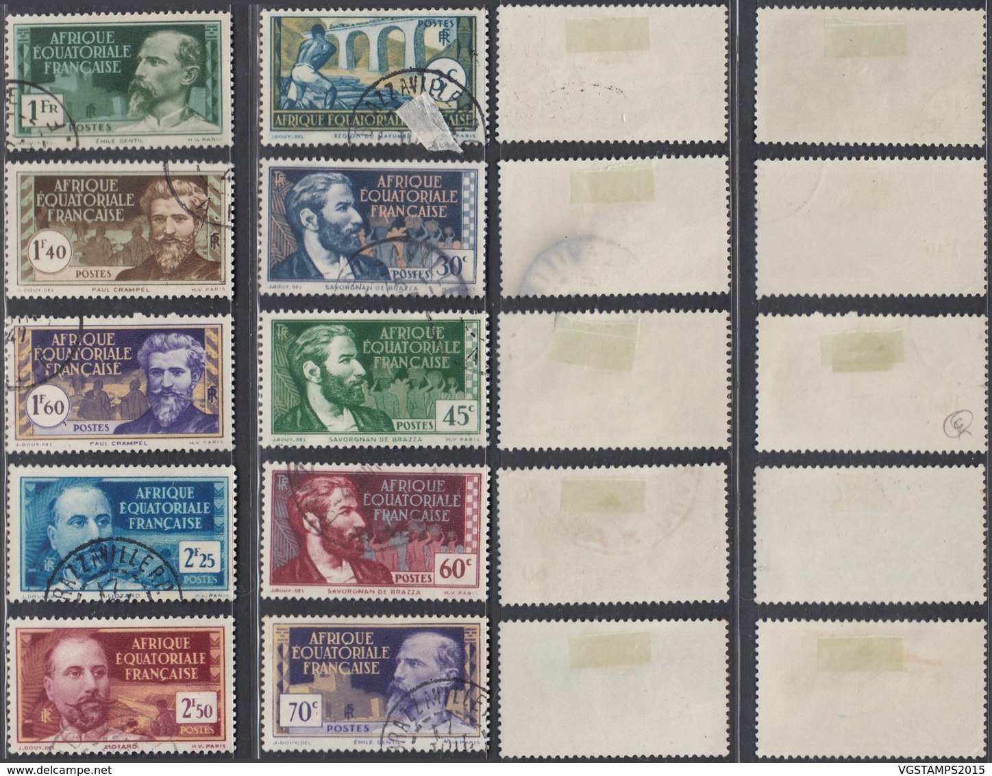 AEF - 1939 Yv 77/86 Oblit.  (7G29710) DC2453 - Used Stamps