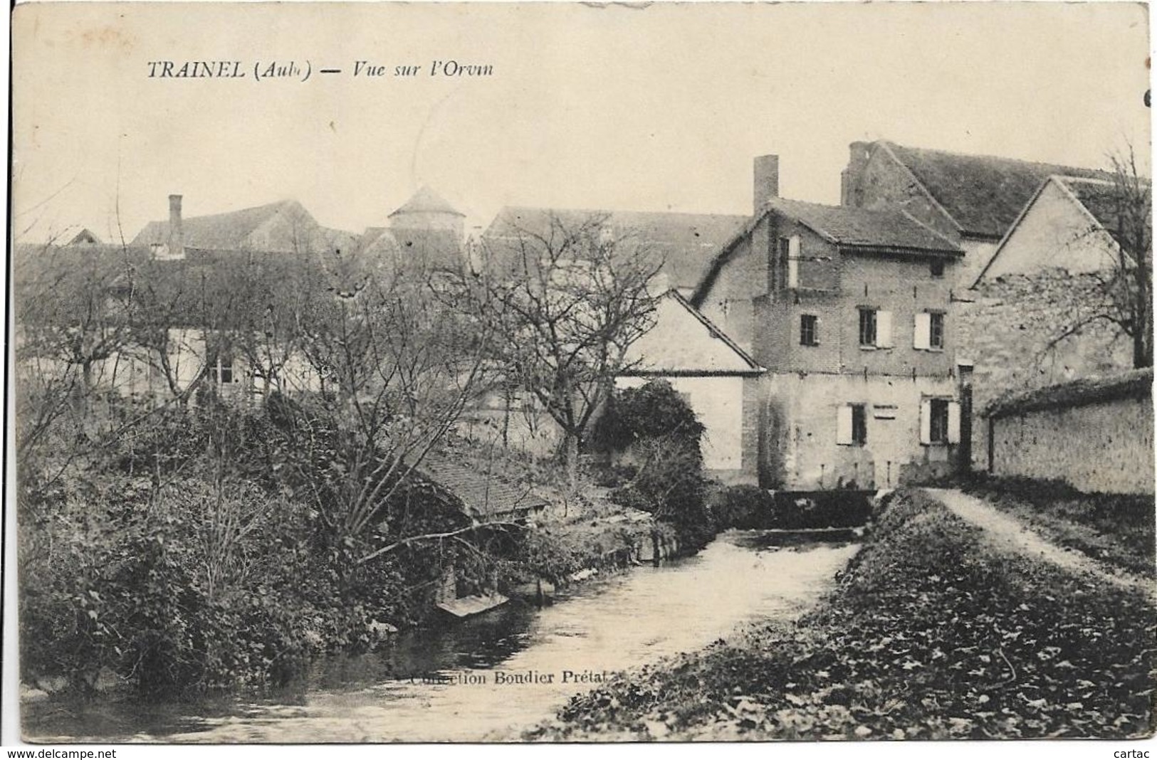 D10 - TRAINEL - VUE SUR L'ORVIN - Lavoir - Other & Unclassified