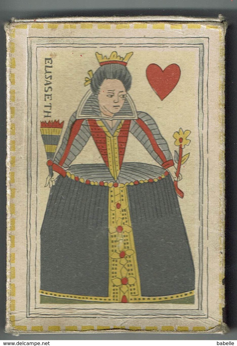 Boite Allumettes Avec Tiroir CARTE A JOUER Du 17ème Siècle - Dame De Coeur - Matchboxes