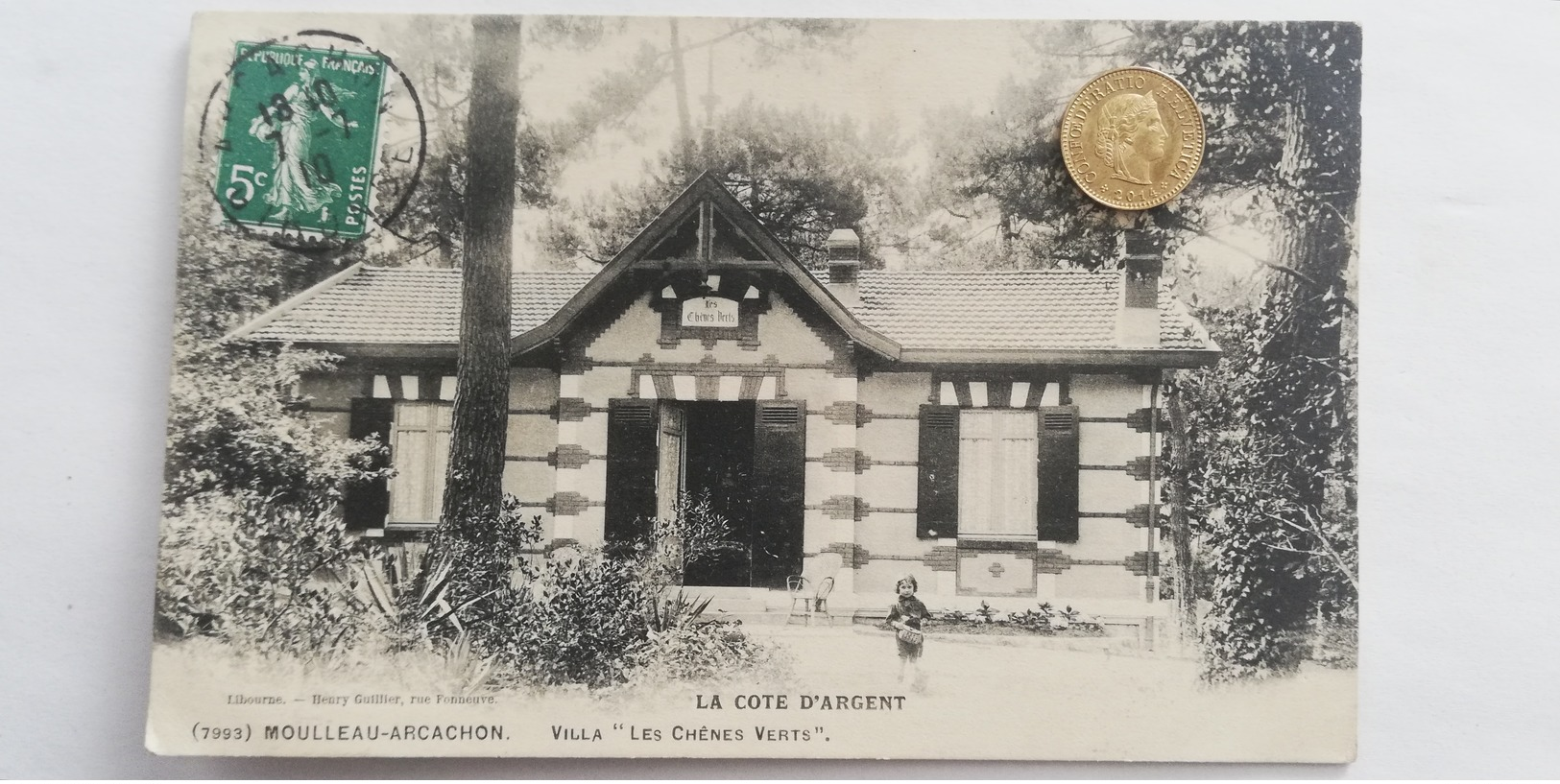 Moulleau - Arcachon, Villa "Les Chenes Verts", France, 1910 - Arcachon