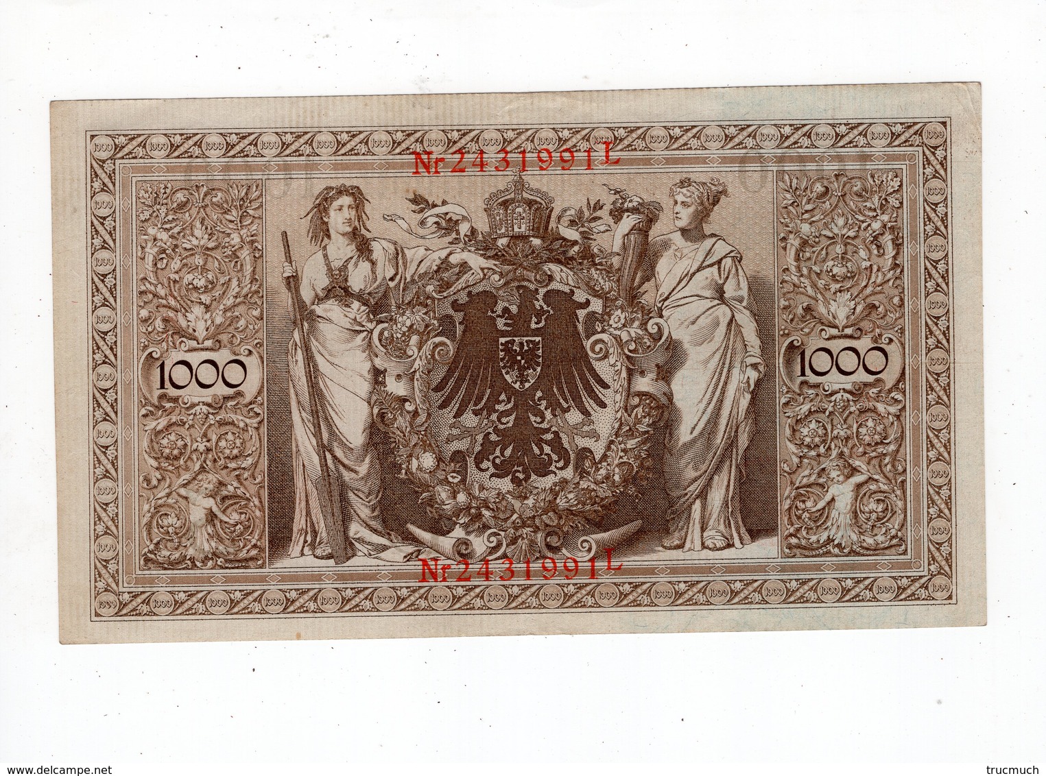 5 - Allemagne - 1000 Mark - 21.04.1910 - S - 1.000 Mark