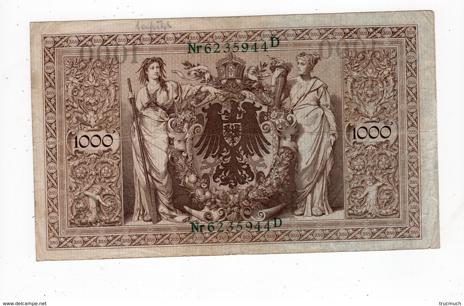 10 - Allemagne - 1000 Mark - 21.04.1910 - G - 1.000 Mark