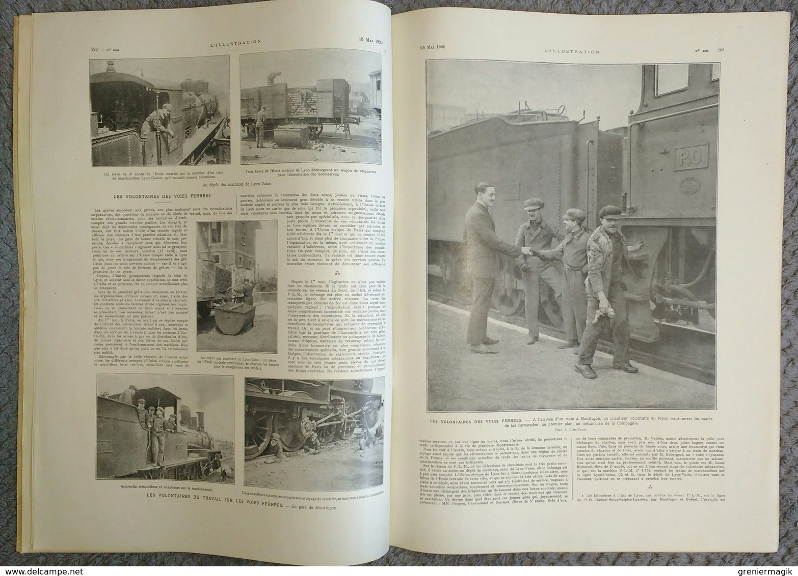 L'Illustration 4028 15 mai 1920 Jeanne d'Arc Orléans/Maroc Casablanca/André Tardieu/Cheminots/Cappiello/Georges Conrad