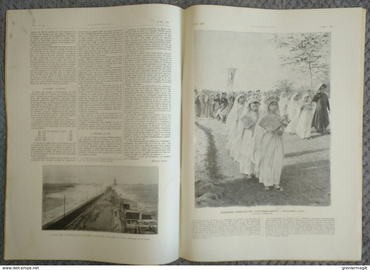 L'Illustration 4028 15 mai 1920 Jeanne d'Arc Orléans/Maroc Casablanca/André Tardieu/Cheminots/Cappiello/Georges Conrad