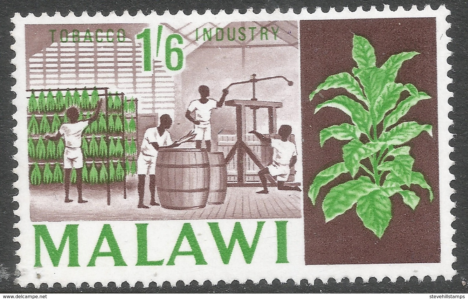 Malawi 1964 Definitives. 1/6 MH. SG 259 - Malawi (1964-...)