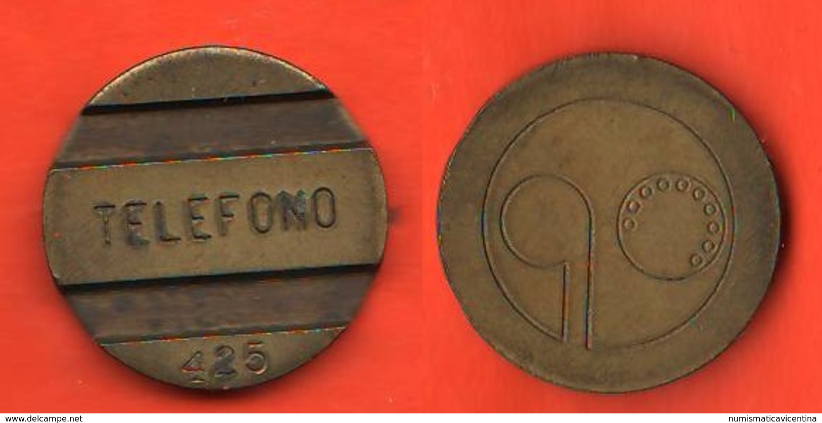 Gettone Telefono Gettoni Telefonici Jetons Téléphoniques Telephone Tokens Telefonmarken Non Classificato - Altri & Non Classificati