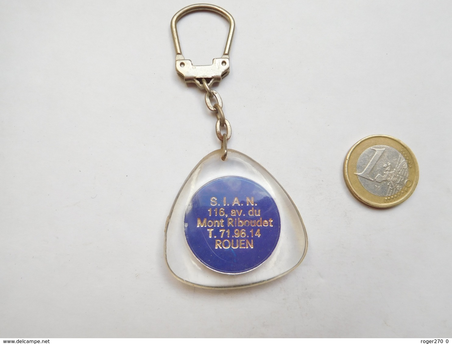 Beau Porte Clés ,  Auto Peugeot , SIAN , Mont Riboudet , Rouen , Seine Maritime - Key-rings