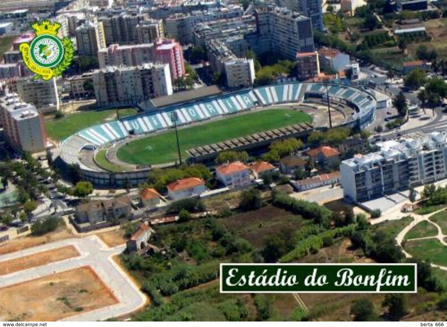 Portugal Setubal Bonfim Stadium New Postcard - Soccer