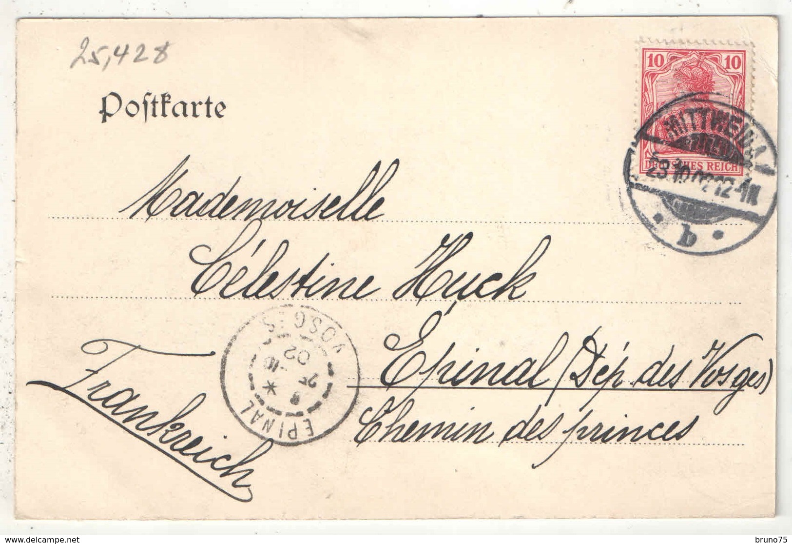 Gruss Aus MITTWEIDA - Zschopauthal - 1902 - Mittweida