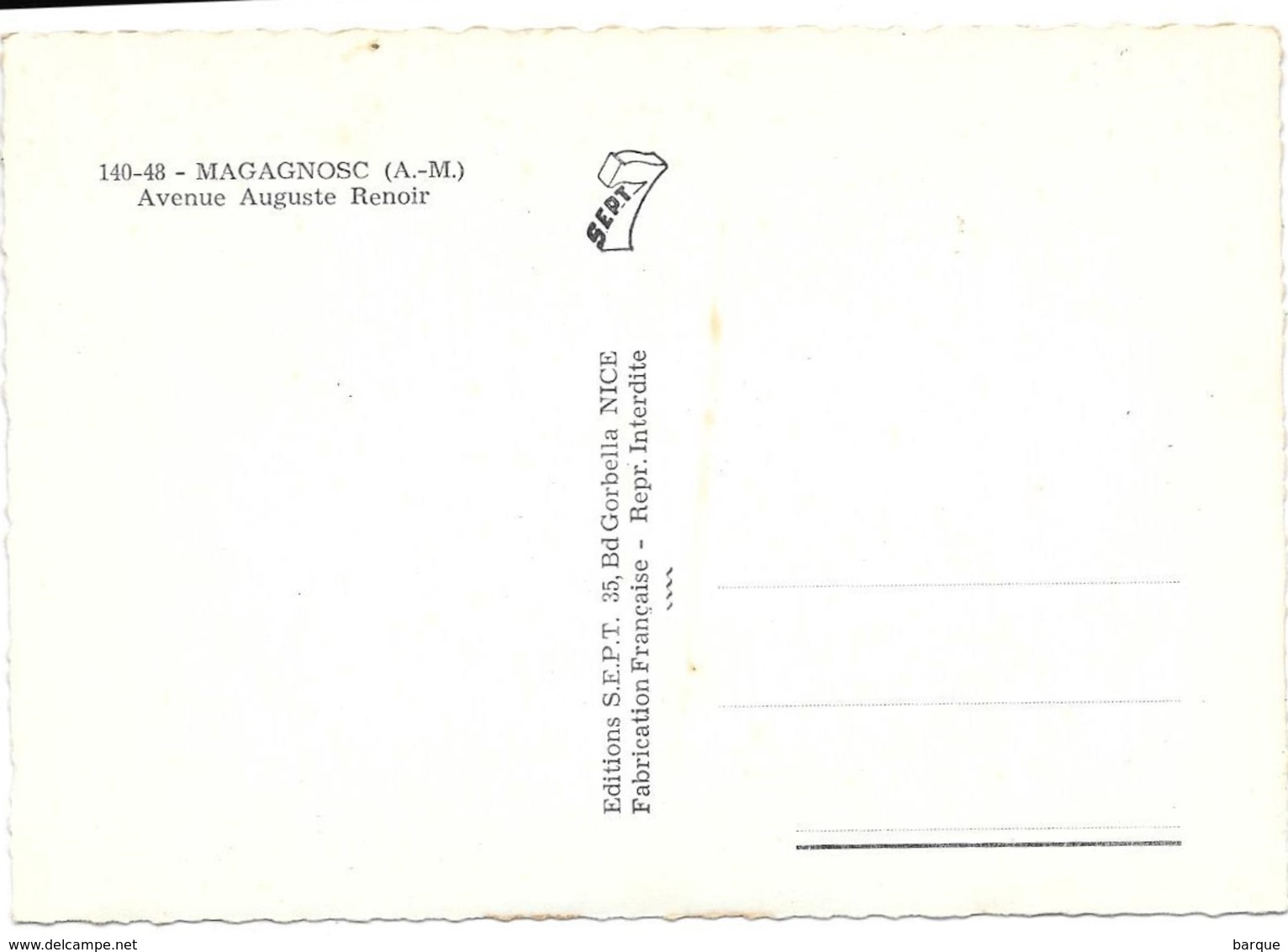 D 06 . CPSM +/-1960 .  MANDELIEU - LA NAPOULE - Port Sur La Siagne ( Legende Au Verso MAGAGNOSC ..) - Autres & Non Classés