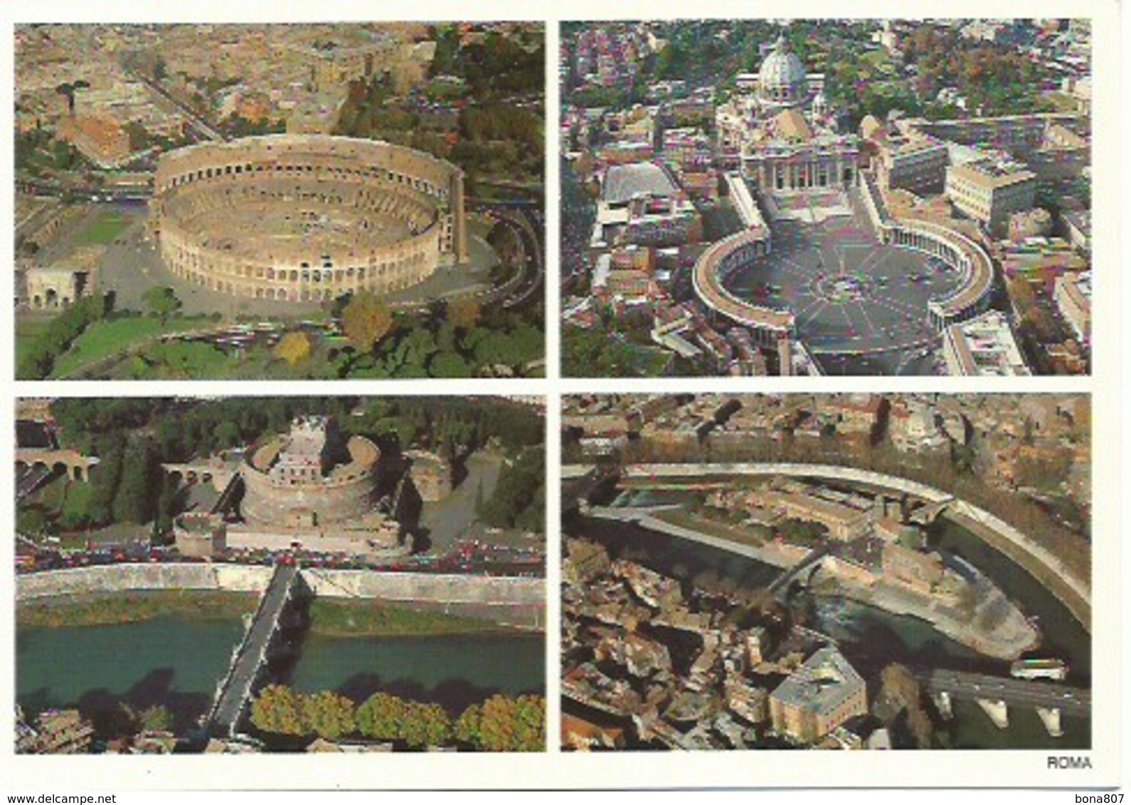 Italie : Rome : Multivues - 116X167 - Multi-vues, Vues Panoramiques