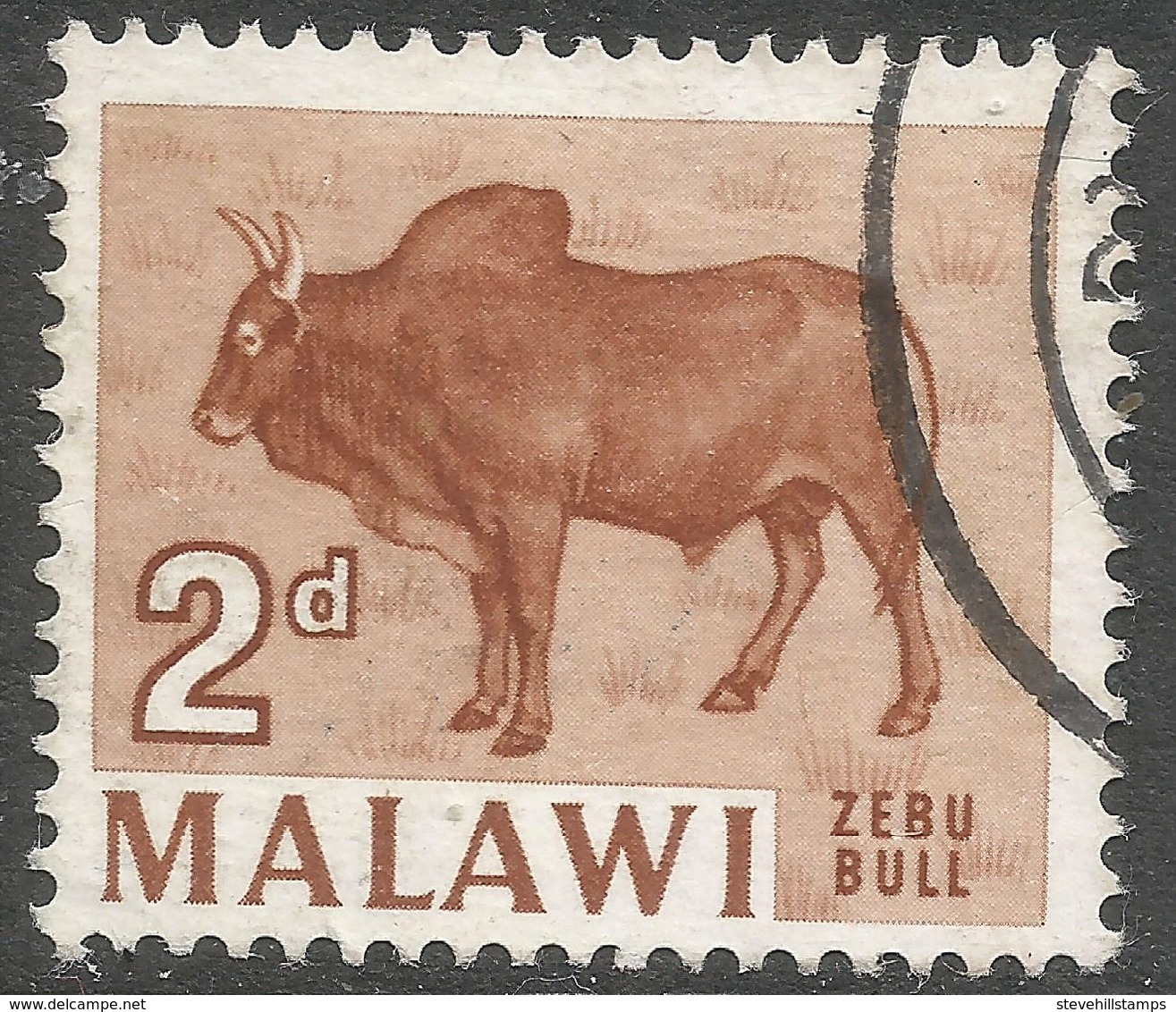 Malawi 1964 Definitives. 2d Used. SG 217 - Malawi (1964-...)