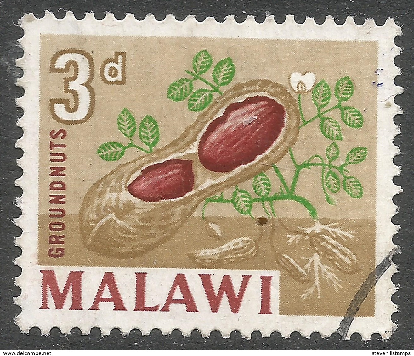 Malawi 1964 Definitives. 3d Used. SG 218 - Malawi (1964-...)