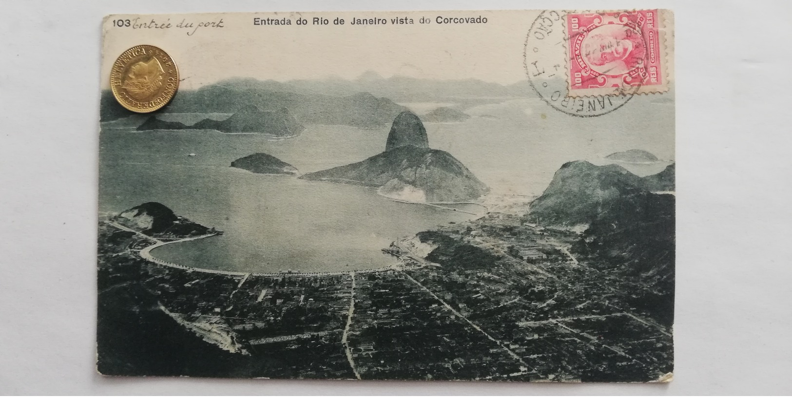 Entrada Do Rio De Janeiro Vista Do Corcovado,Brasil, 1910 - Rio De Janeiro