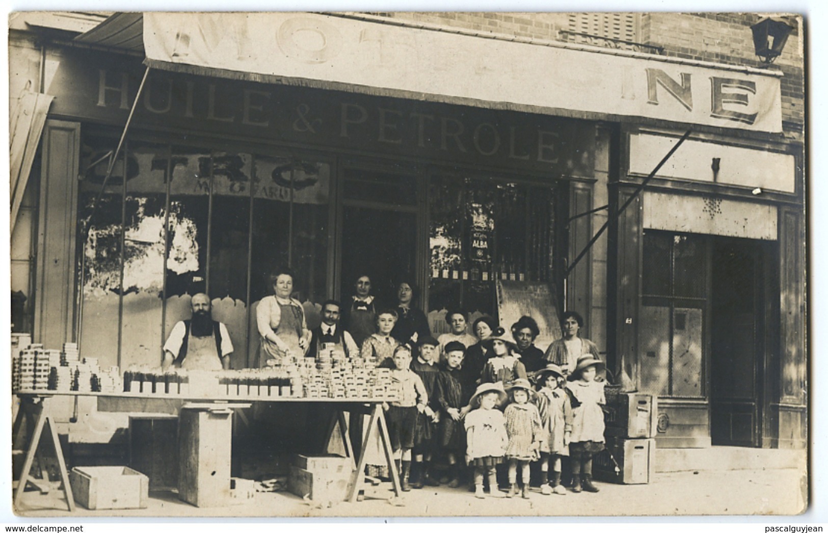 CARTE PHOTO MAGASIN HUILE ET PETROLE - STORE MOTOBILINE - NON SITUE - Magasins