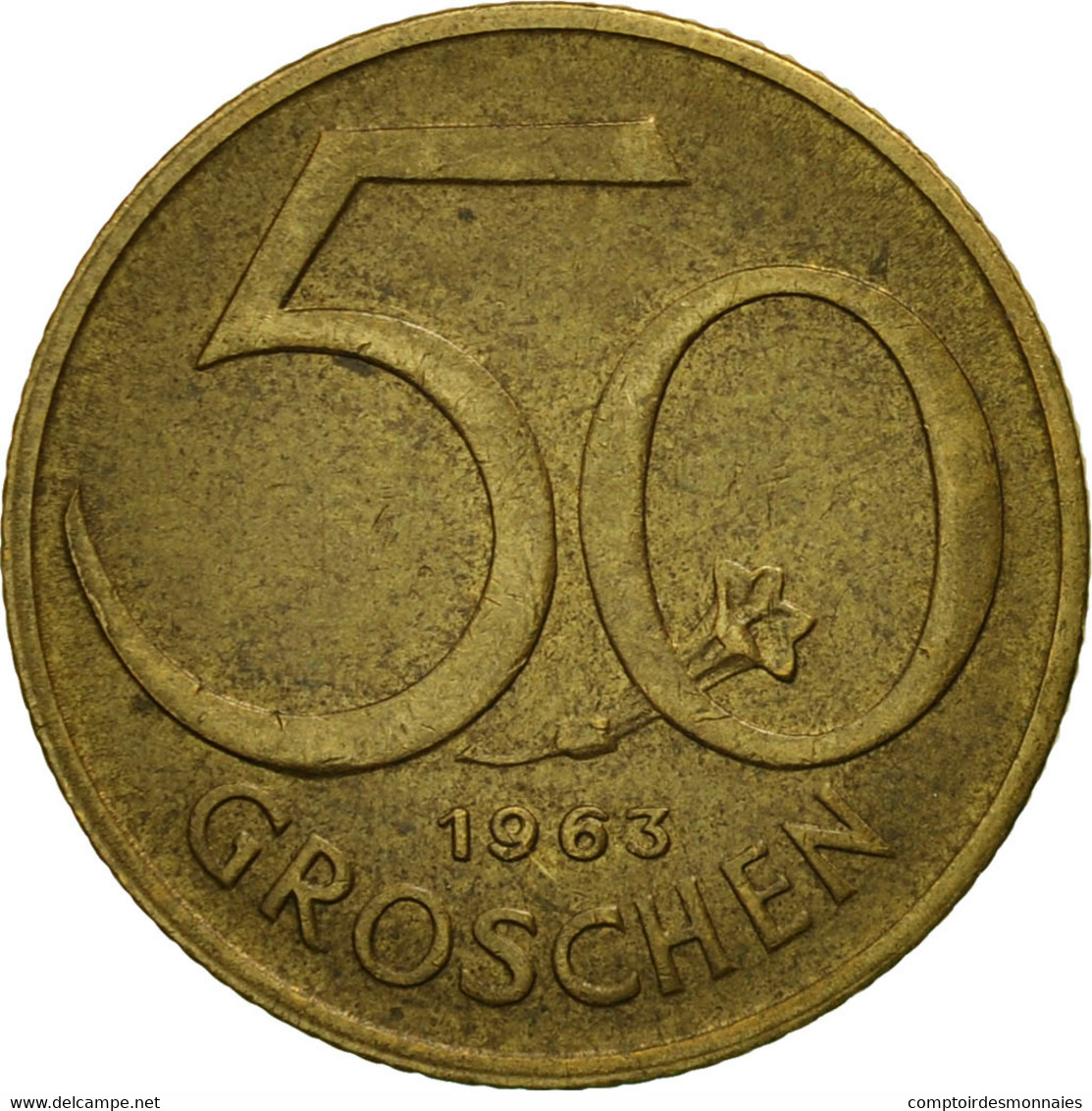 Monnaie, Autriche, 50 Groschen, 1963, TTB, Aluminum-Bronze, KM:2885 - Autriche
