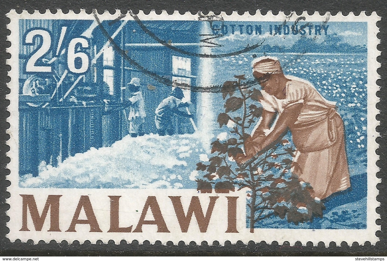 Malawi 1964 Definitives. 2/6 Used. SG 224 - Malawi (1964-...)