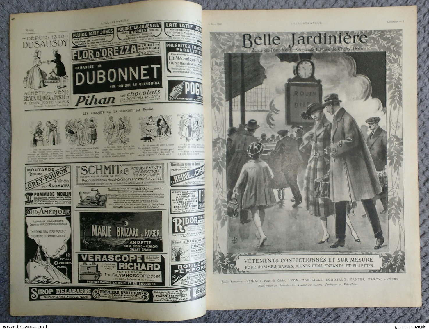 L'Illustration 4031 5 Juin 1920 Nouveau Plan De Reims/Statuaire Paul Dardé/André Tardieu/Arènes De Nîmes/Jeanne D'Arc - L'Illustration