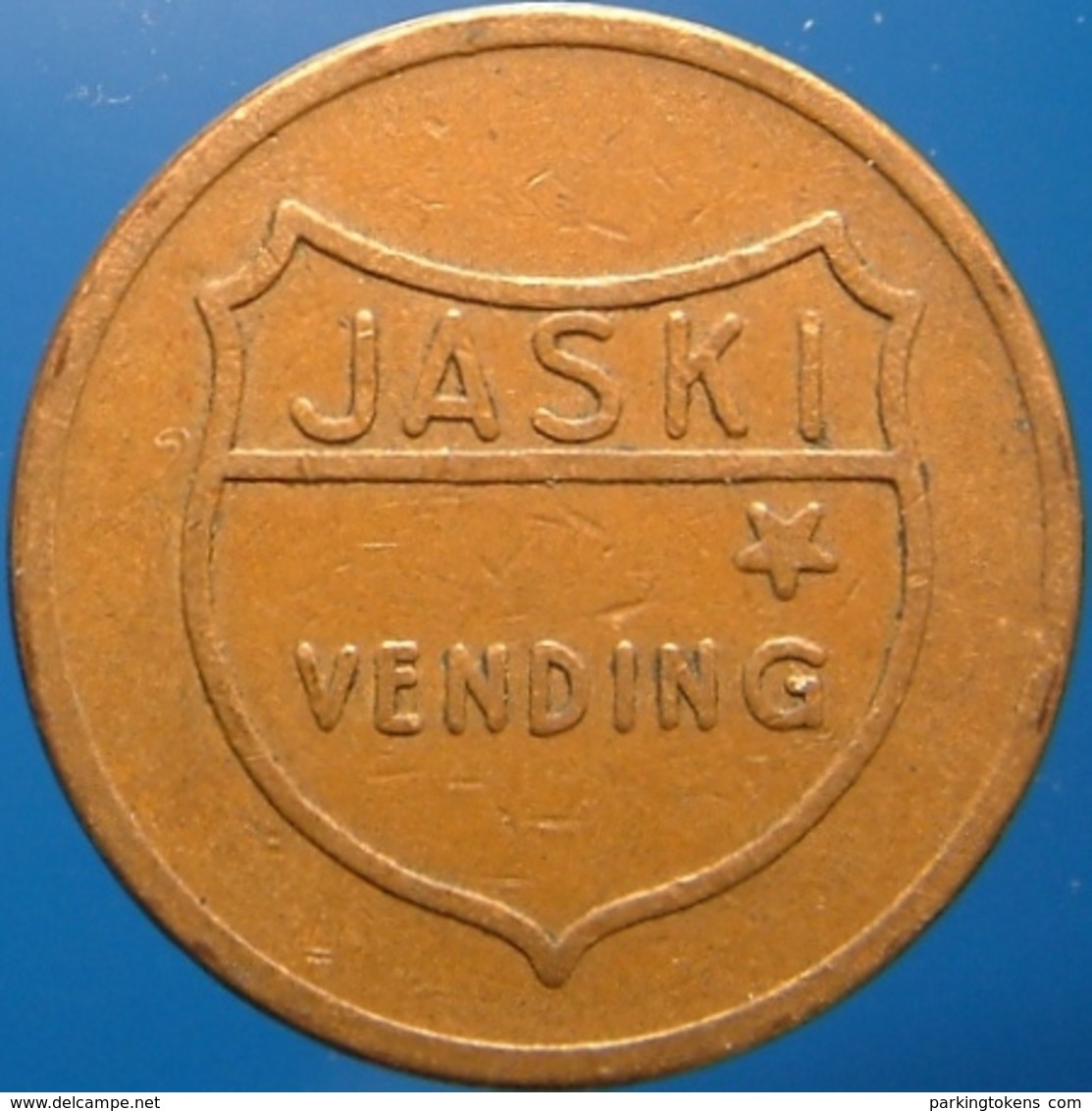 KB224-1 - JASKI VENDING - Hilversum. - Bz 20.0mm - Koffie Machine Penning - Coffee Machine Token - Professionali/Di Società