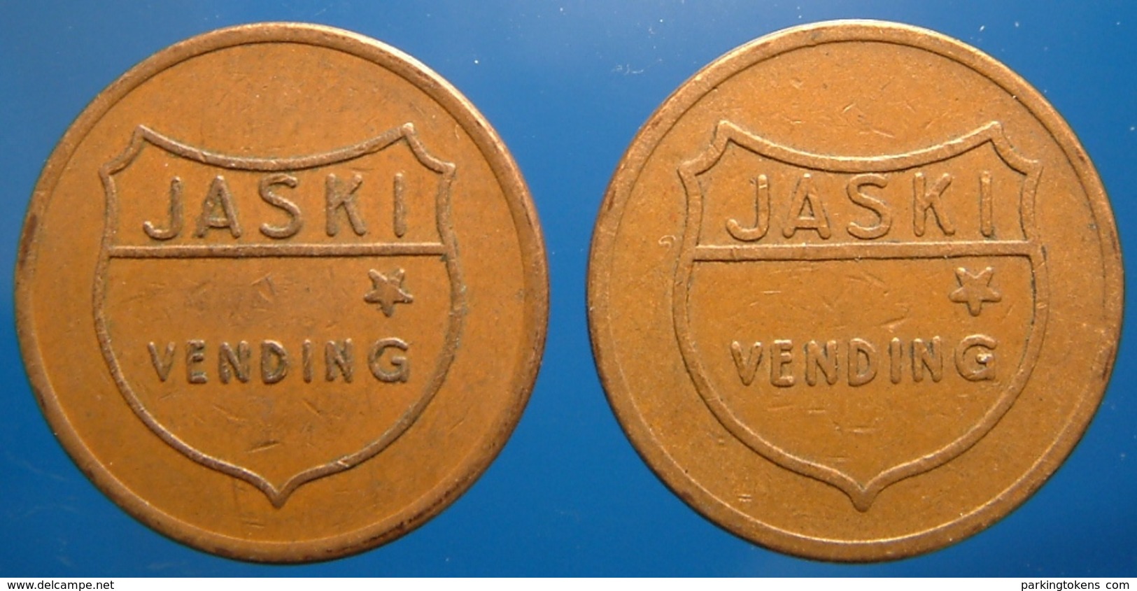 KB224-1 - JASKI VENDING - Hilversum. - Bz 20.0mm - Koffie Machine Penning - Coffee Machine Token - Professionnels/De Société
